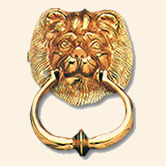 Brass Door Knocker Lion Head Brass Door Knocker