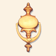 Brass Door knocker Champion Brass Door Knocker
