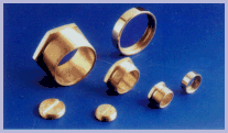 Brass Conduit Fittings Brass Male and Female Bushes / Slotted Plugs 