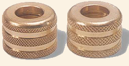 Brass Inserts Moulding Inserts Brass Round Knurled Inserts  Brass Hexagonal Inserts Brass Square Inserts